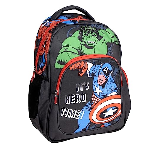 Cerdà Unisex Kinder Schulrucksack Avengers Rucksack, Schwarz von CERDÁ LIFE'S LITTLE MOMENTS