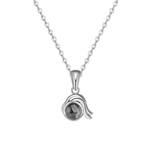 Cernomal Sternzeichen-Halskette – 12 Sternbilder, Steinanhänger, Weiße Pulloverkette, Modischer Charm, Schmuck, Geschenke, Accessoires Für Damen, Mädchen, Herren, Steinbock, Verstellbar von Cernomal