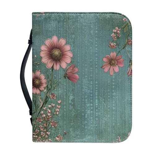Ceudet Schutzhülle für Damen, Leder, wasserdicht, mit Lesezeichen, Bibel mit Griff, Rosa / Gänseblümchendesign, L Ceudet Schutzhülle für Damen, Leder, wasserdicht, mit Lesezeichen, Bibel mit Griff, Rosa / Gänseblümchendesign, L von Ceudet