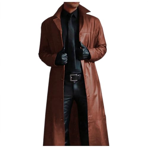 Cexiakong Ledermantel Herren Lang Schwarz Mittelalter Zweireiher Mantel Steampunk Gothic Jacke Vintage Viktorianischen Cosplay Kostüm TrenchCoat Distressed Herrenmantel Karneval Coat Cexiakong Ledermantel Herren Lang Schwarz Mittelalter Zweireiher Mantel Steampunk Gothic Jacke Vintage Viktorianischen Cosplay Kostüm TrenchCoat Distressed Herrenmantel Karneval Coat von Cexiakong
