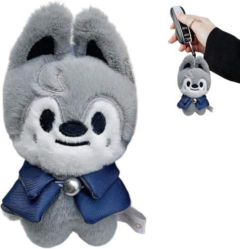 Schlüsselanhänger Plüsch Kuscheltier Bag Charm Taschenanhänger Personalisierte Geschenke Geschenkideen für Frauen Cute Keychain Plüsch Schlüsselanhänger Kuscheltier für Alltag Freizeit Schule(Wolf) Schlüsselanhänger Plüsch Kuscheltier Bag Charm Taschenanhänger Personalisierte Geschenke Geschenkideen für Frauen Cute Keychain Plüsch Schlüsselanhänger Kuscheltier für Alltag Freizeit Schule(Wolf) von ChAusa