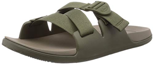 Chaco Herren Chillos Slide Sandale, Fossil, 43 EU von Chaco