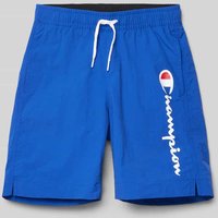 CHAMPION Badehose mit Label-Print Modell 'SWIM' in Royal, Größe 152 von Champion