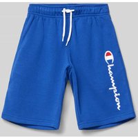 CHAMPION Sweatshorts mit Logo-Stitching in Royal, Größe 104 von Champion