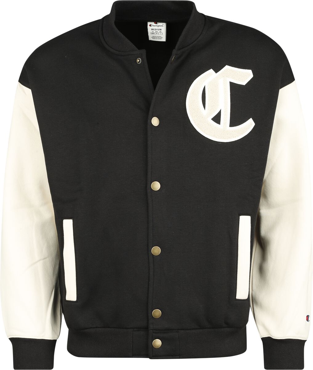 Champion Bomber Sweatshirt Bomberjacke schwarz in M von Champion