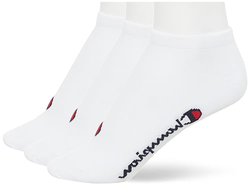 Champion Core Socks 3PP Sneaker, Weiß, 43-46 EU (9-10.5 UK) Unisex - Erwachsene -FW23, Bianco von Champion