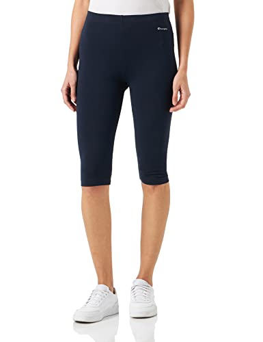 Champion Damen Athletic C-Sport Quick Dry Small Logo 3/4" Trainingshose, Marineblau, S von Champion