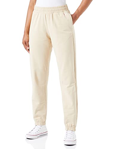 Champion Damen Legacy American Classics High Waist Relaxed Elastic Cuff Trainingshose, Braun Taupe, S von Champion