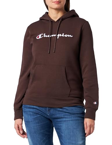 Champion Damen Legacy American Classics W-Light Powerblend Fleece Kapuzenpullover, braun, S von Champion