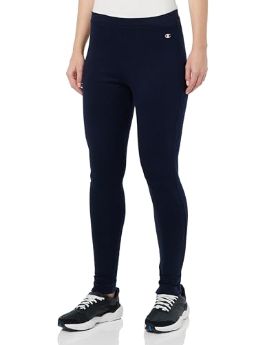 Champion Damen Legacy American Classics W-Light Stretch Fleece Leggings, Marineblau, M von Champion