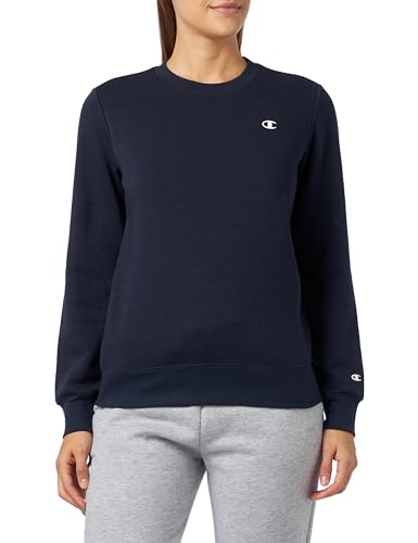 Champion Damen Legacy Basics W-Light Powerblend Fleece Crewneck Sweatshirt, Marineblau, M von Champion