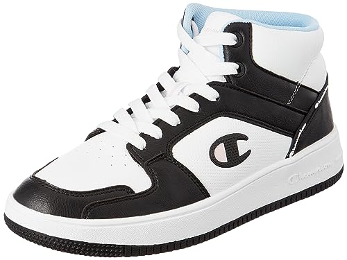 Champion Damen Rebound 2.0 Mid W Sneakers, Bianco Nero Azzurro Rosa Ww018, 40.5 EU von Champion