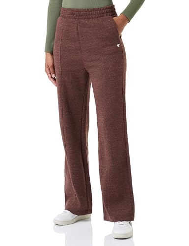 Champion Damen Rochester 1919 Eco Future W-Organic Cotton Fleece High-Waist Wide Leg Trainingshose, Braun Melange, L von Champion