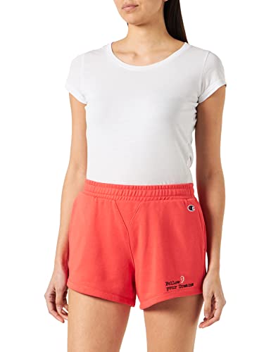 Champion Damen Rochester 1919-Made with Love High Waist Shorts, Cayenne Pink (Cye), S von Champion