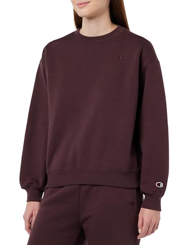 Champion Damen Rochester 1919 W-C-Logo Heavy Powerblend Fleece Crewneck Sweatshirt, Dunkelbraun, M von Champion