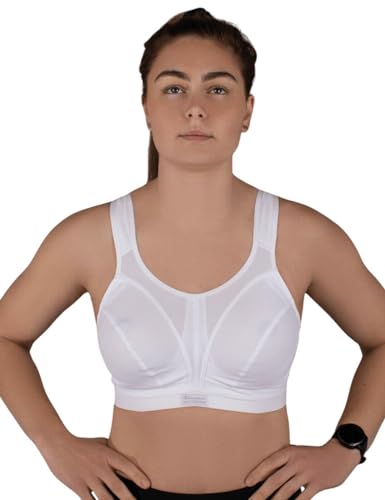 Champion Damen Sa Sn109 D+max Bra Sport-BH, Weiß, 80E von Champion