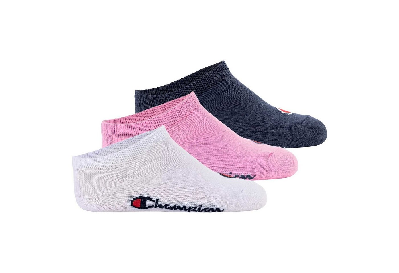 Champion Freizeitsocken Kinder Socken, 3er Pack - Sneaker Socken, Logo von Champion