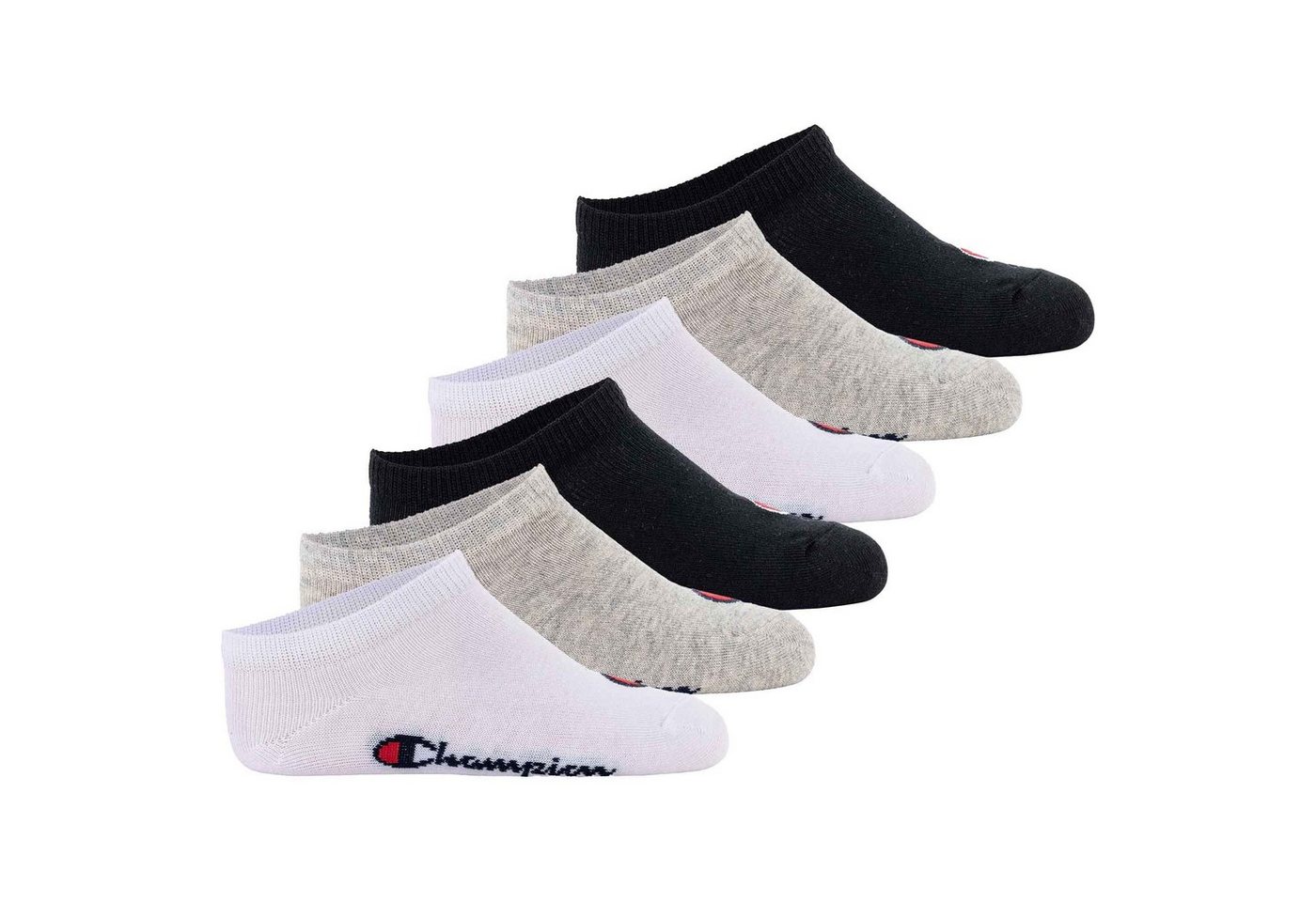 Champion Freizeitsocken Kinder Socken, 6er Pack - Sneaker Socken, Logo von Champion