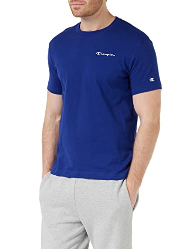 Champion Herren Eco Future Jersey Graphic S/S T-Shirt, Blau (College), X-Small von Champion