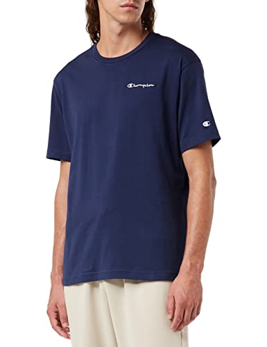 Champion Herren Eco Future S-S T-Shirt, Marineblau, XS von Champion