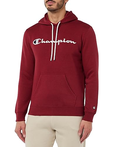 Champion Herren Legacy American Classics-Powerblend Fleece Kapuzenpullover, Rosso Tbr, L von Champion