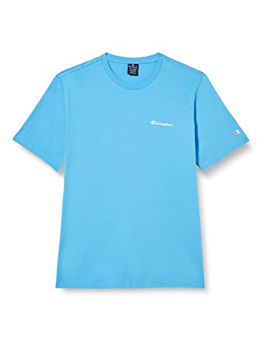 Champion Herren Legacy American Classics Small Logo S/S T-Shirt, hellblau von Champion