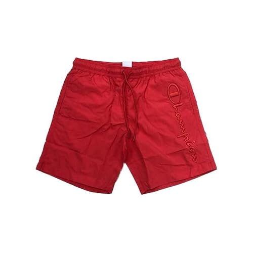 Champion Herren Legacy Beachshorts Ac Tonal Logo Badehose, Scarlet Red, Medium von Champion