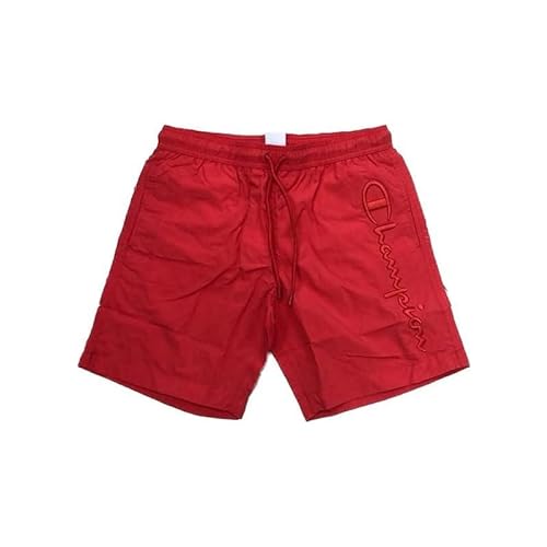 Champion Herren Legacy Beachshorts Ac Tonal Logo Badehose, Scarlet Red, Medium von Champion