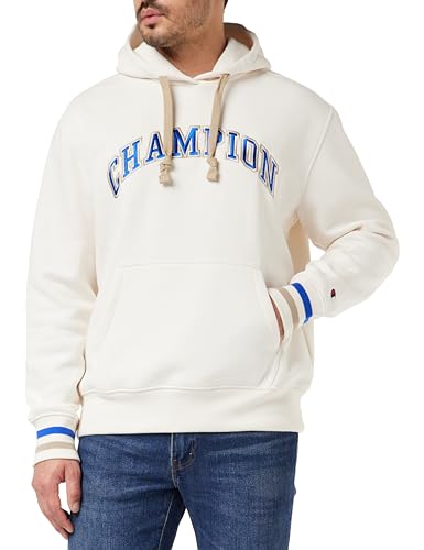 Champion Herren Rochester 1919 Bookstore-Heavy Powerblend Fleece Kapuzenpullover, Bianco Panna, M von Champion