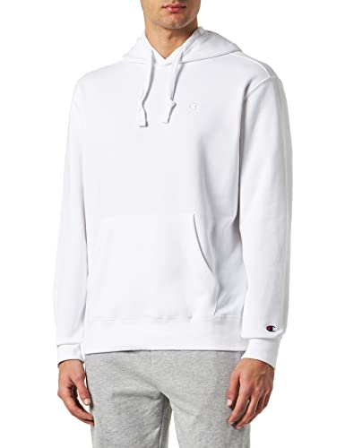 Champion Herren Rochester 1919 C-Logo Kapuzenpullover, Weiß, M von Champion