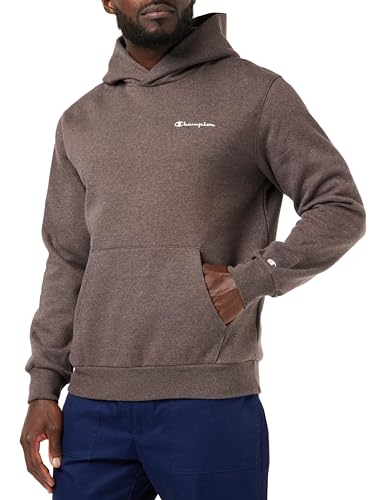 Champion Herren Rochester 1919 Eco Future-Organic Cotton Heavy Fall Fleece Kapuzenpullover, Marrone Scuro Melange, L von Champion