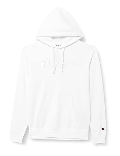 Champion Herren Rochester 1919 Logo Kapuzenpullover, Weiß, L von Champion