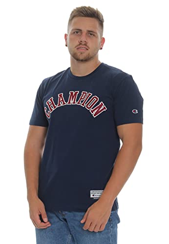 Champion Herren T-Shirt 216575 BS538 NVB Dunkelblau, Größe:L von Champion