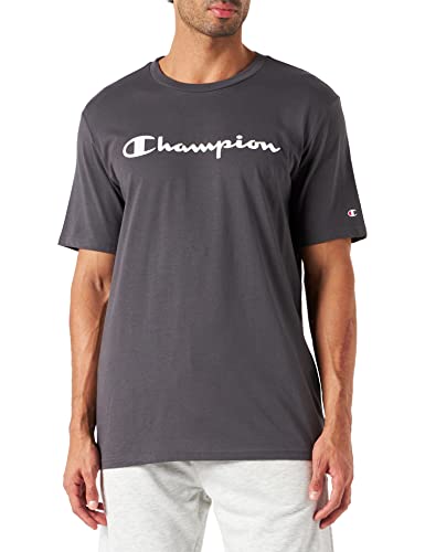 Champion Herren T-Shirt American Classics Big Logo S-s, Eisengrau, S von Champion