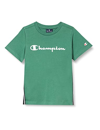 Champion Jungen Legacy American Side Tape S/S T-Shirt, Grün Patina, 15-16 Jahre von Champion