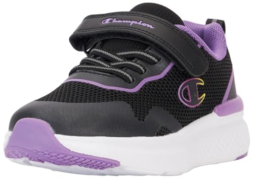 Champion Jungen Mädchen Athletic Bold 3G Ps Sneakers, Schwarz Violett Kk001, 28 EU von Champion