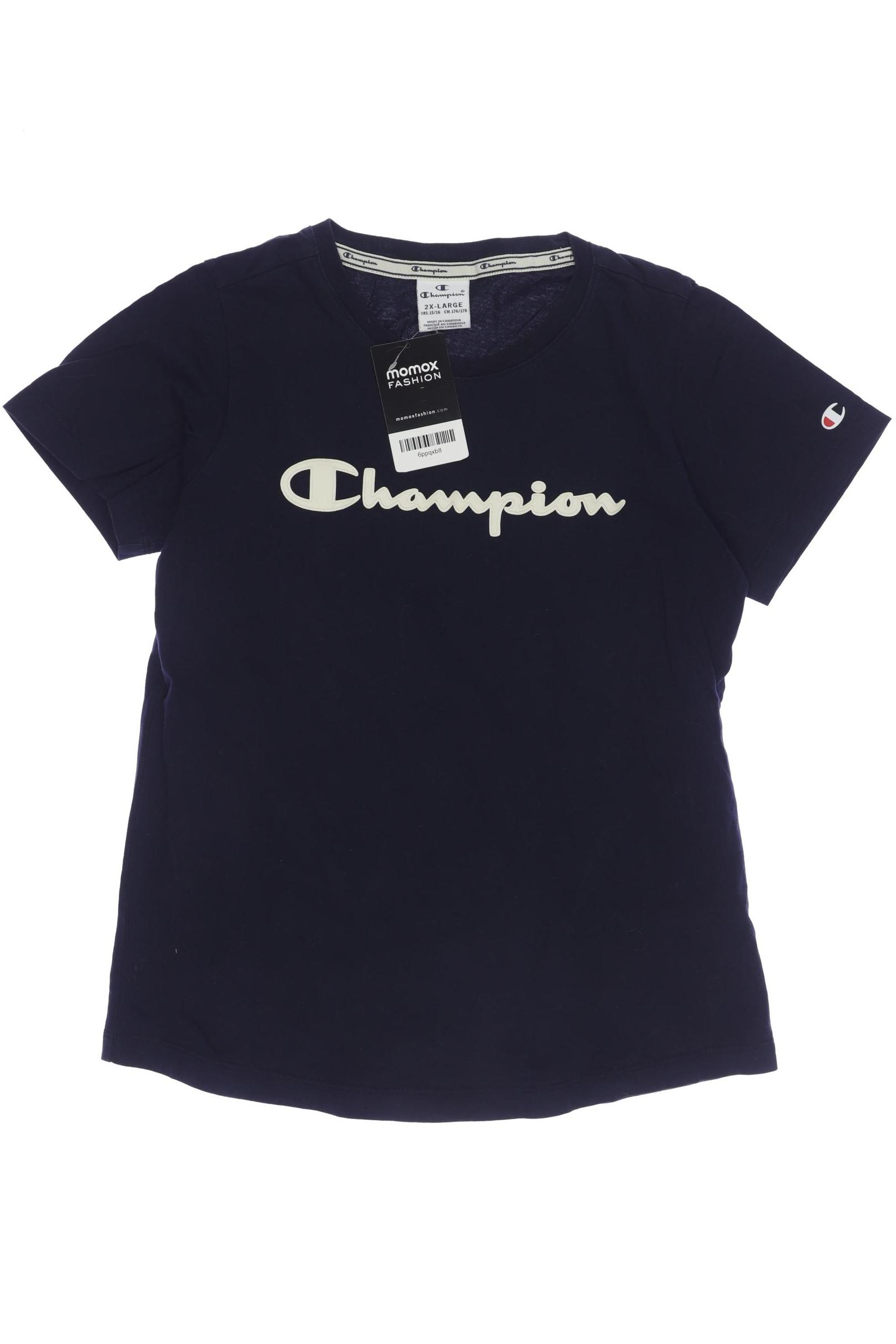 Champion Herren T-Shirt, marineblau, Gr. 176 von Champion