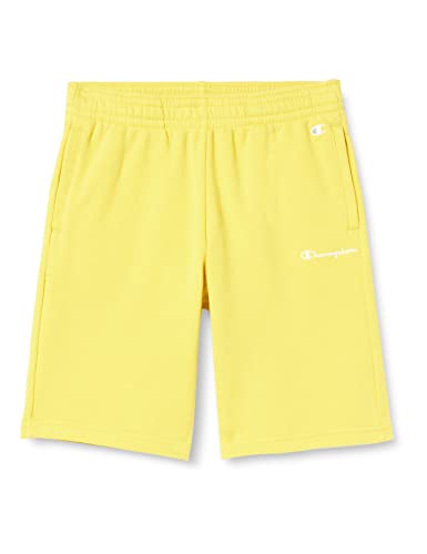 Champion Kinder und Jugendliche Eco Future Spring Terry Long Bermuda Shorts, senfgelb, 3-4 Jahre von Champion