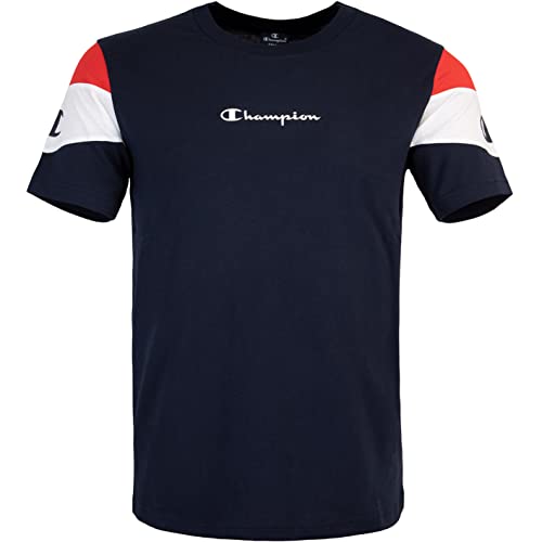 Champion Retro Logo T-Shirt (M, Navy) von Champion