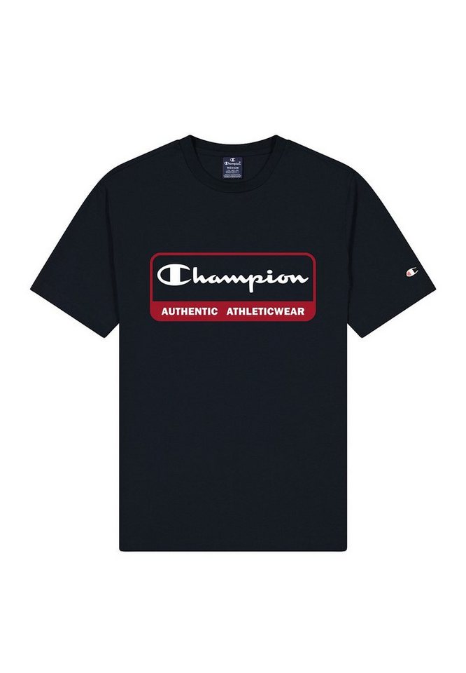 Champion T-Shirt Champion Herren T-Shirt 219165 BS501 NNY Dunkelblau von Champion