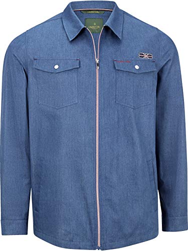 Charles Colby Herren Outdoorhemd Sir Reeves blau 3XL (XXXL) - 64 von Charles Colby