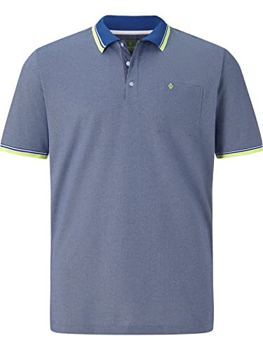 Charles Colby Herren Poloshirt Earl Landon blau 2XL (XXL) - 60/62 von Charles Colby