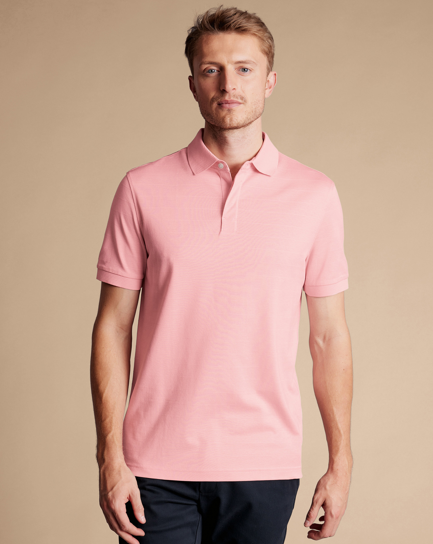 Charles Tyrwhitt Tyrwhitt Cool Polo - Rosa von Charles Tyrwhitt