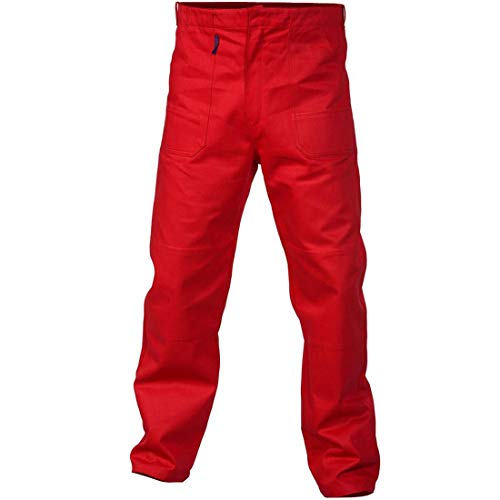 Charlie Barato® Arbeitshose Herren - waschfeste Bundhose rot (58) von Charlie Barato