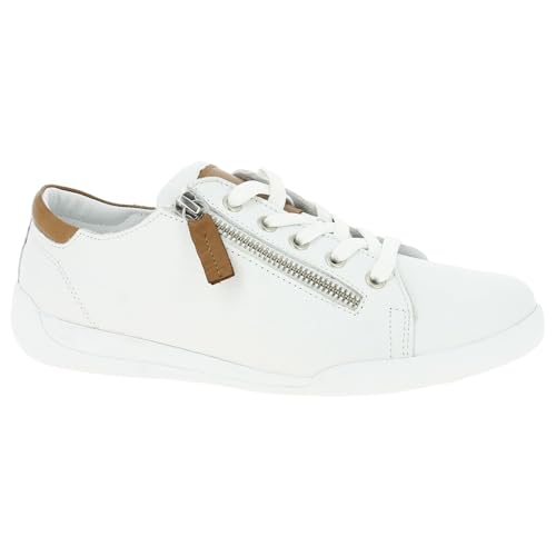 Charlotte of Sweden Damen Sneaker, weiß/Brandy, 40 EU von Charlotte of Sweden