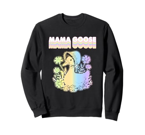 Mama Goose Sweet Pastell Floral Artwork Sweatshirt Mama Goose Sweet Pastell Floral Artwork Sweatshirt von Charming Pastel Mama Goose Illustration