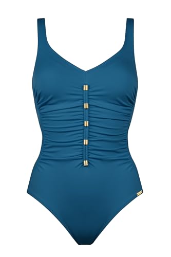 Charmline Shapewear Badeanzug mit Softcups Oceanblue 46 C von Charmline