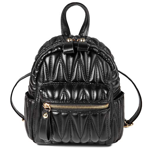 Chase Chic Damen Rucksack Klein, Fashion Mini PU Leder Rucksack, Lässige Wasserdichte Teenager Mädchen Reisehandtasche von Chase Chic