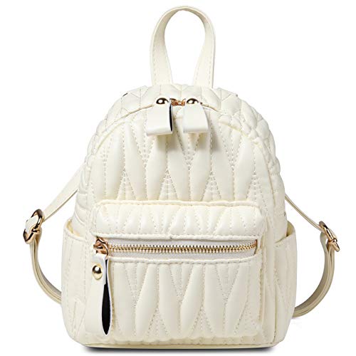 Chase Chic Damen Rucksack Klein, Fashion Mini PU Leder Rucksack, Lässige Wasserdichte Teenager Mädchen Reisehandtasche von Chase Chic