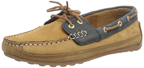 Chatham Damen Cromer Bootsschuh, Navy Brgdy, 39 EU von Chatham